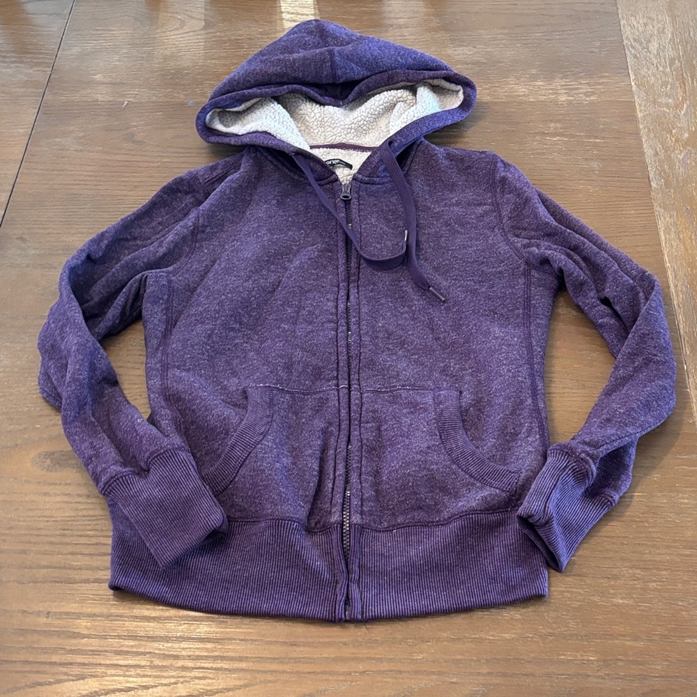 George Purple Fleece-Lined Jacket